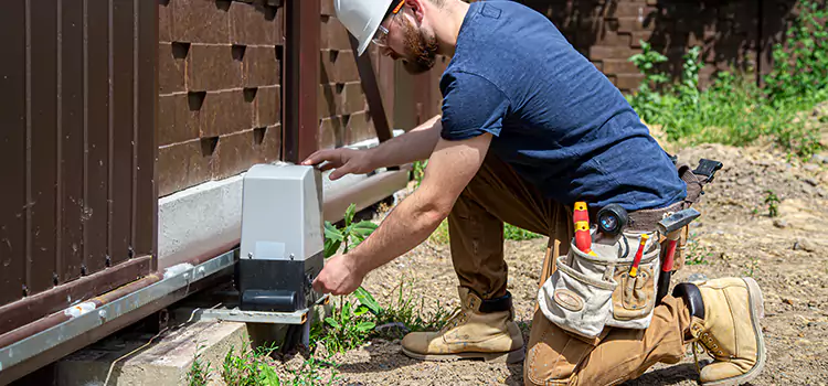 Electric Driveway Gate Installation Lewisville
